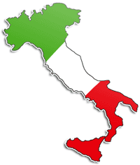 mapa de italia